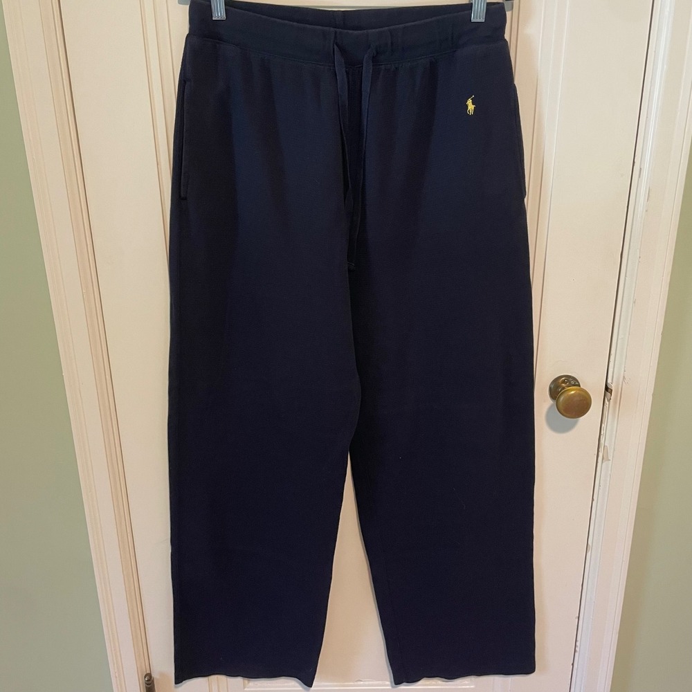 Polo Ralph Lauren Sleepwear Pajama Pants Large Navy Blue